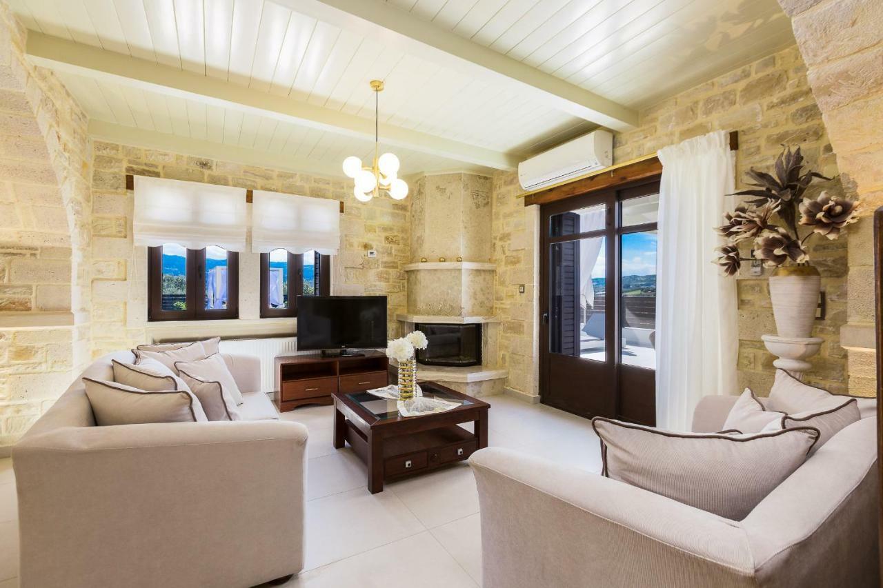 Caramel Villa, With 40M2 Pool & Spa Whirlpool, By Thinkvilla Pánormos Exterior foto