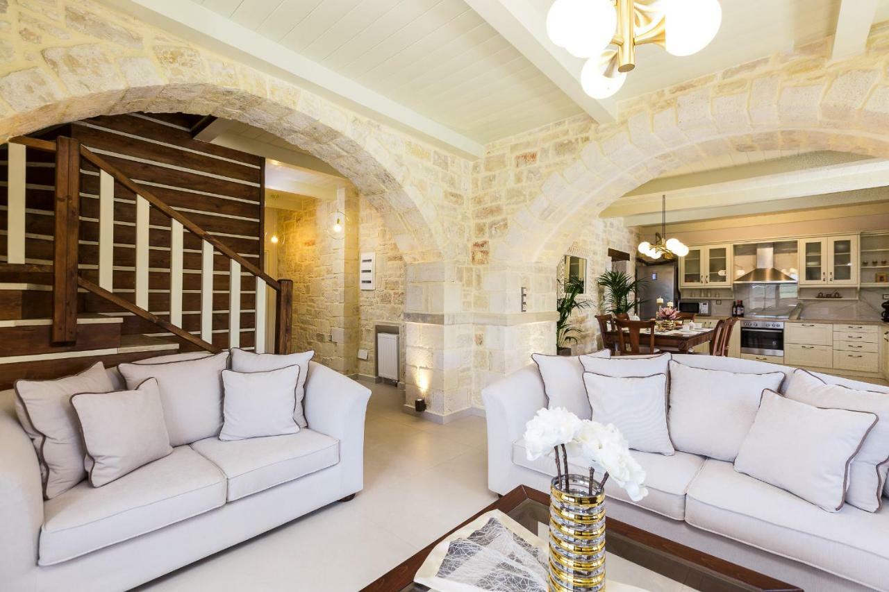 Caramel Villa, With 40M2 Pool & Spa Whirlpool, By Thinkvilla Pánormos Exterior foto